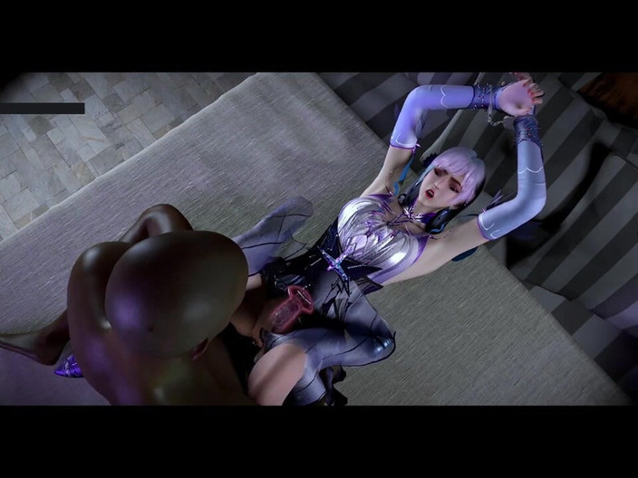 X Hentai: Vixen virtuel : une déesse 3D se déchaîne - animation 3D, hentai