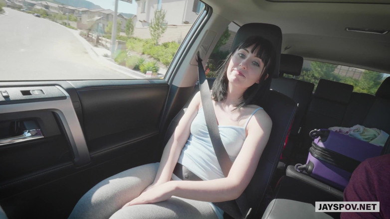 JAYS POV: Horny Teen Newcomer Daphne Dare Face Fucking Blowjob