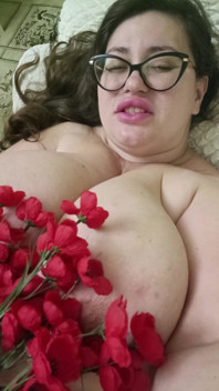 Me and Red Flowers
