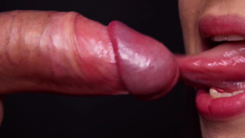Niki studio: Close up Blowjob - Teasing Your Dick with Swallow Cum