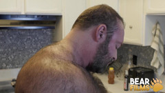 Bear Films: Bearfilms – beruang ganas Brad Kalvo dan Babi Kosher selepas blowjob