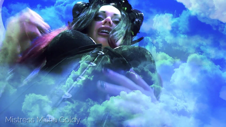 Goddess Misha Goldy: Obří succubus tě udělá a drtí tě