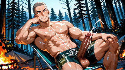 Erotic Man: 젖탱이를 뚝뚝 흘리는 Ai