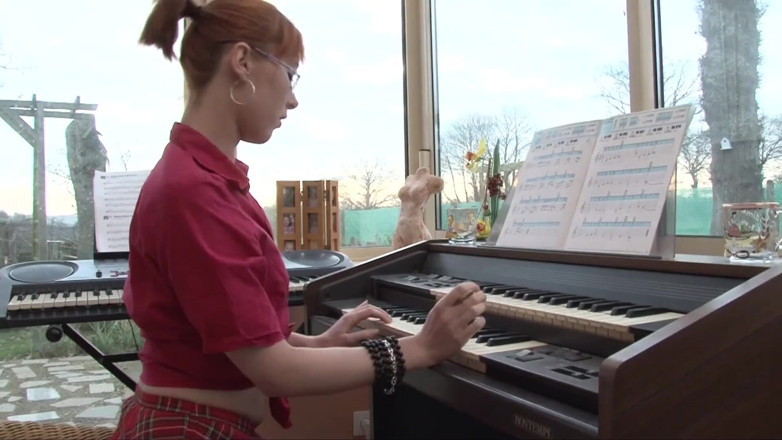 My Favorite Pornstars: Redhead teen hitting piano teacher's big notes