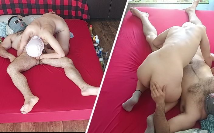 Amateur_MS: Минет с женой в любительском видео, волосатой киской, большой задницей. Чувственный массаж горячей пары с маслом на теле.