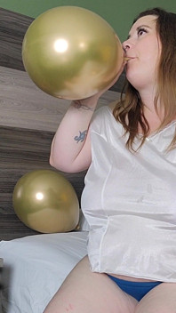 Balon oyunu pop ve sesler