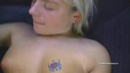 One Man Banned: A blowjob from Rebekah Jordan in the car