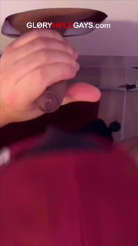 Young Gay Guy at the Gloryhole - Over One Hour of Nonstop Action