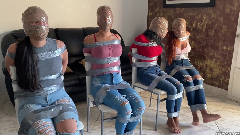 Selfgags Latina Bondage: ドクターブーブジーブーボンデージおっぱい拡大クリニック