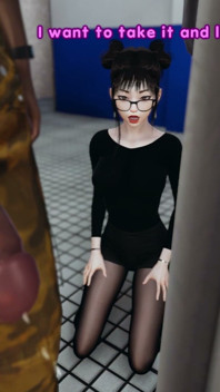 남자 방. 화장실에서 흑인 자지를 삼키는 겸둥이 아시아 소녀. 비우기41