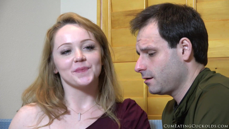 Cum Eating Cuckolds: Infilale nash è così bagnata come si trasforma suo marito in...