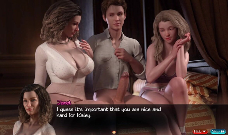 XXX Games Bunk: Schat van Nadia - 87.88 - gameplay - rollenspel - trio in de slaapkamer - poesje...