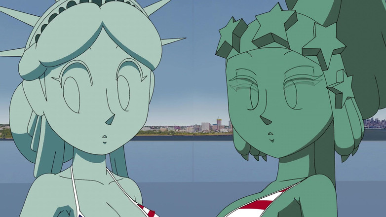 PixelAftDark: 4 juillet par Statue of Liberty Hentai Animation