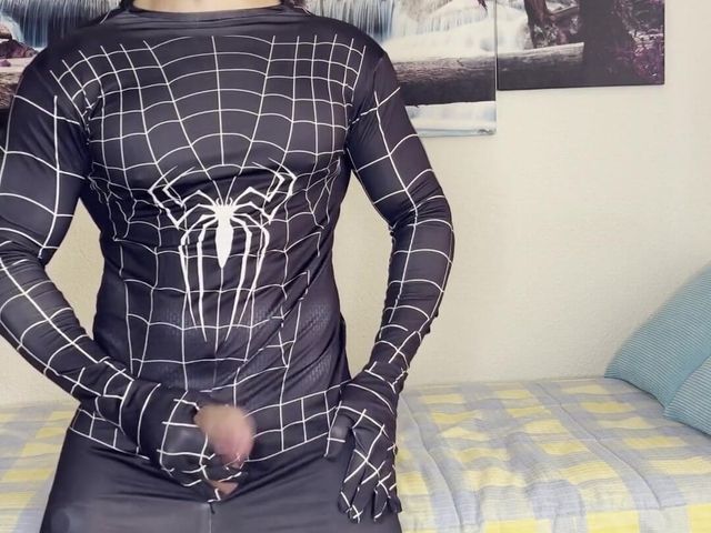 Spiderman Milky Cock! You Know Where Watch Me in Action! (Boy gym)
