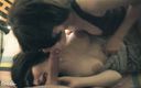 Kira Green Studio: Романтический вечер со сводными сестрами, лесбийские поцелуи, минет, целующиеся со спермой девушки - домашнее видео полное