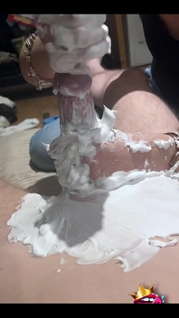 Depois de raspar seu pau
