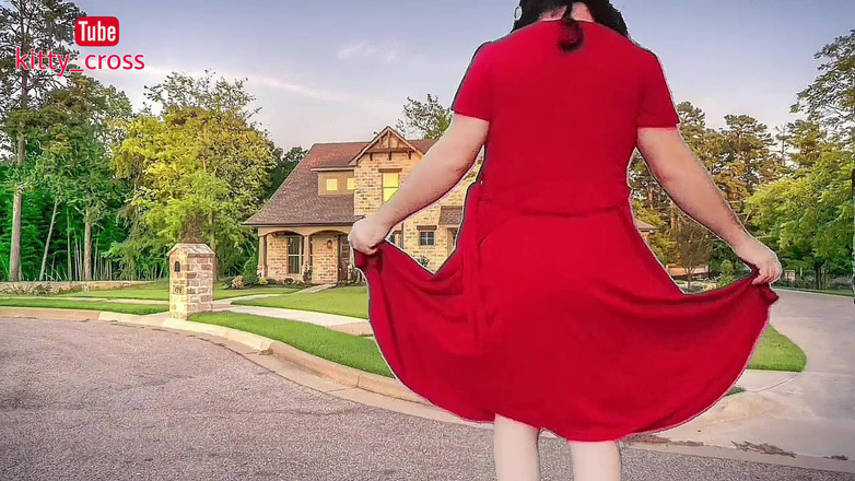 Kitty_Cross: Bubble Butt. Hot Shemale Model Crossdresser Sissy domowej roboty amatorski...