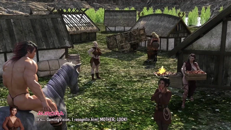 Gaming vision: Barbarian Conquests-v0.3.1 Gamplay with Sex Scene Part 2