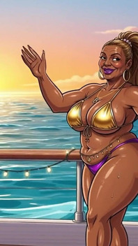 Sexy Black Women in Bikinis