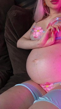 JOI From 8 Month Pregnant Girl, I Will Tell the Right Things