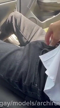 A Hentai Milky Schoolboy Escaped From the Exam by Jumping on a Driver's Dick in an Extreme.