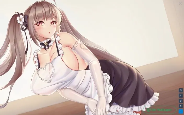 LoveSkySan69Real: Live Waifu Wallpaper - Part 7 - Horny Maid Getting Fucked by Loveskysan