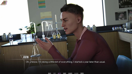 AVN Teller: Taboo University #03 - Chem-klass med Beatiful Black 18 år och blåhårig Emo