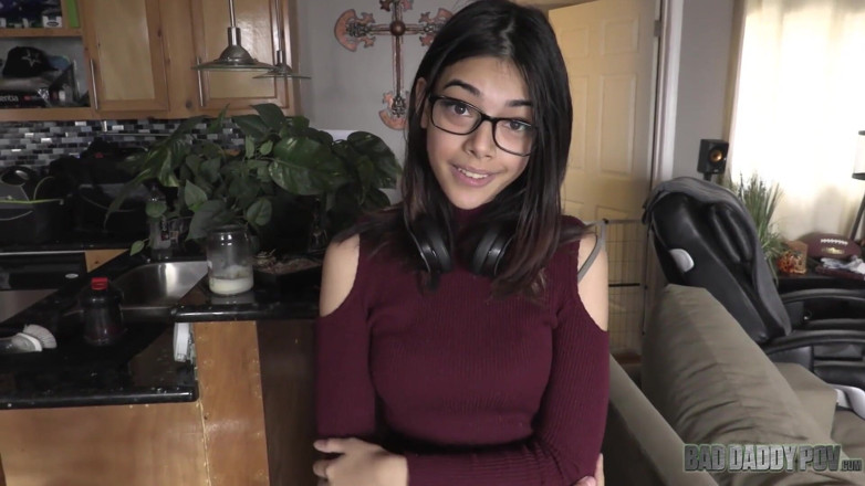 BadStepFamilyPov: Hairy Harmony Wonder gets smashed by her stepdad