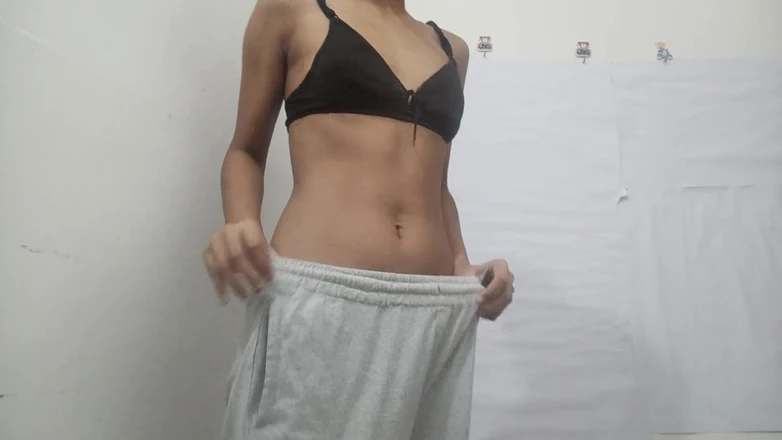 desigirl93: Slender Milana in a Miniskirt Shows Holes