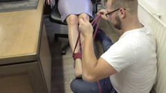 Restricting Ropes: Penny Lee - učitelka svázaná a s páskou