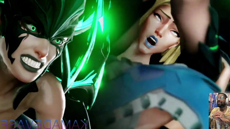 L6RD7BLU3 FUTA: Emma Frost se fait baiser par Futa Hela, la veuve...