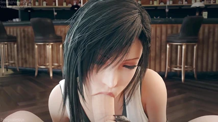 Final Fantasy, Тіфа Локхарт і анімація з великим членом зі звуком, 3d хентай порно, добірка SFM