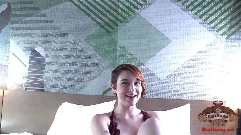 Bull Bang Gang Official: Redhead Teen Swinger's 1st Gang Bang