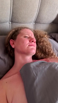MILF Masturbating Early Morning After Waking up