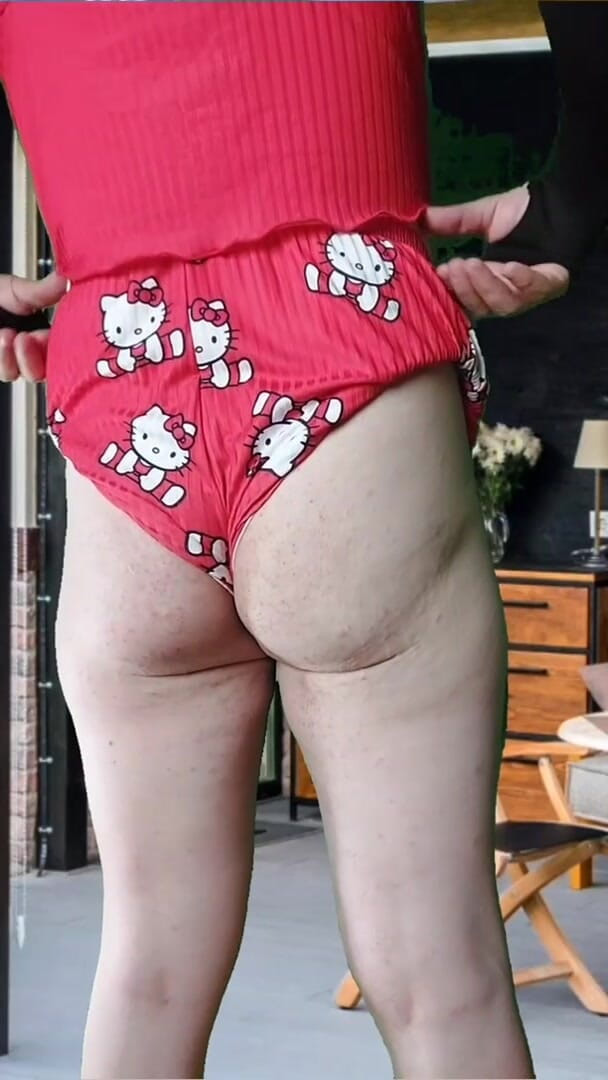 Kitty_Cross: Sissy Enjoying at Houseyard in Her Cutie Short Outfits Lollipop...