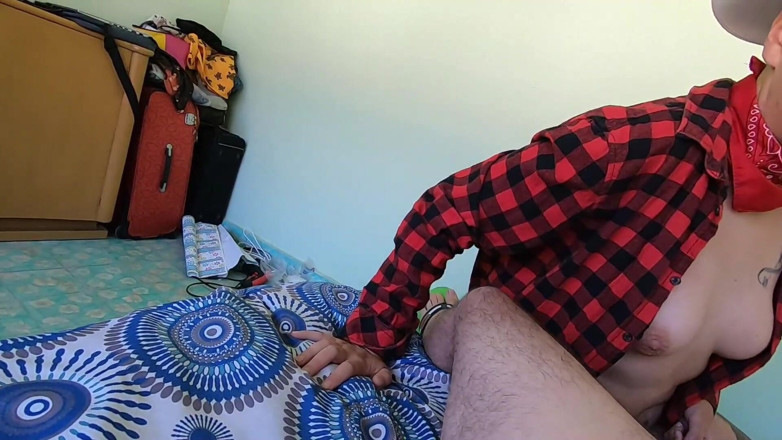 bekycarril: Licking, fucking and cumming in cowgirl's mouth