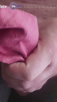 Masturbate with Hush 1 and Cum in Pink Socks