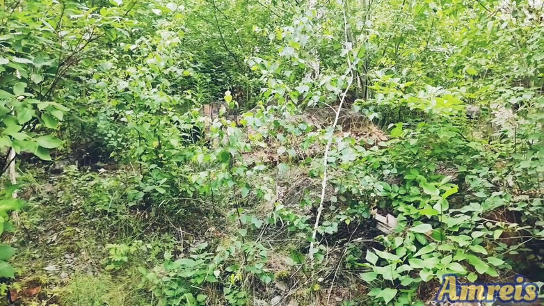 Amreis: 핫한 여름 정액 1부 긴 산책 중 휴식은 지팡이와 오르가즘으로 끝났습니다.