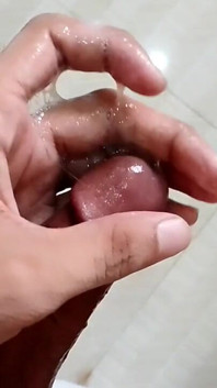 Pre Cum as Lubricant to Masturbate
