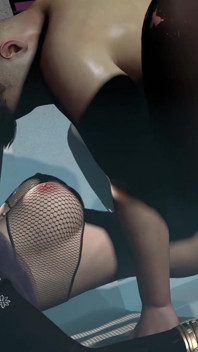 3D Hot Asian Babe Wearing Hot Lingerie Got Fucked so Hard