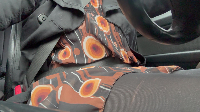 Step Mommy: Elegant Stepmom Drives to the Office Wearing Tights and a...