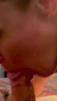 Mature Wife Sucking Our Friend Dry.