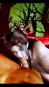 Paravanul de protecție cu cur - Animație 3D Hentai