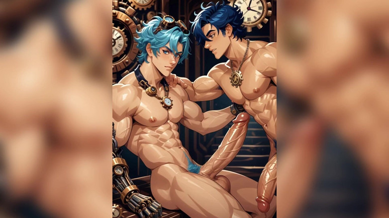 AI Blk: Grosse bite, gay, sodomie