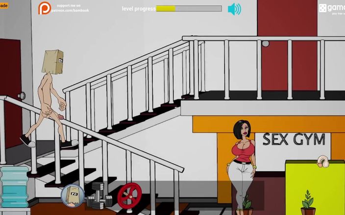 LewdArcade: 섹스맨 컬렉션 V1.3 체육관 풀 포르노 게임 플레이 연습