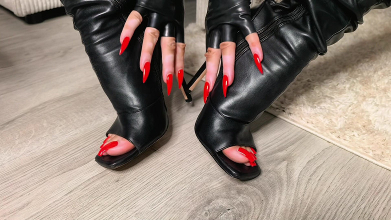 Goddess Lena: Gag &amp; Leder