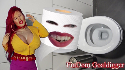 FinDom Goaldigger: Trasformazione in carta igienica