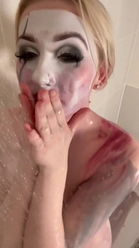 Mime bodypaint dusche spiel