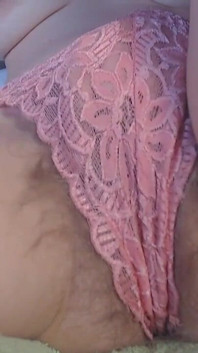 Hot MILF Fingering Her Hairy Pussy