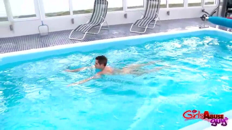 GirlsAbuseGuys: Pool Boy